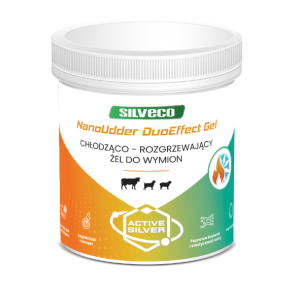 SILVECO NanoUdder DuoEffect Gel - żel rozgrzewająco-chłodzący do wymion